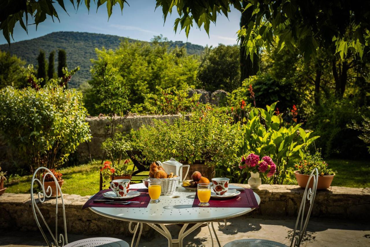 Bed and Breakfast Logis Des Magnans -Les Terrasses Du Coutach - Sauve Exterior foto